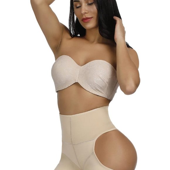 Wholesale Black Open Butt Lift Panty Butt Sculpting shaperwear